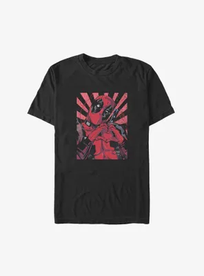 Marvel Deadpool Heart Hands Big & Tall T-Shirt