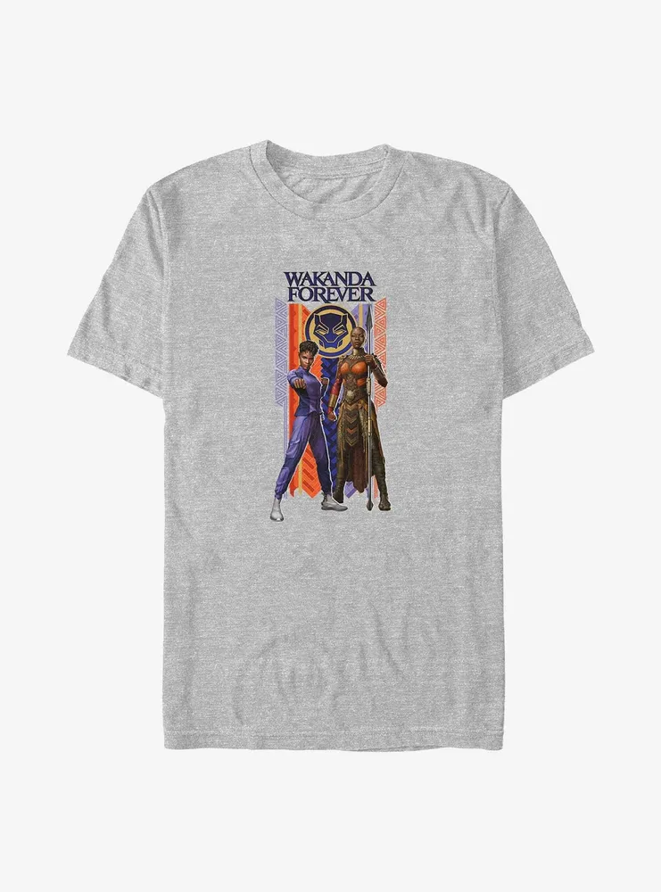 Marvel Black Panther: Wakanda Forever Duo Banner Big & Tall T-Shirt