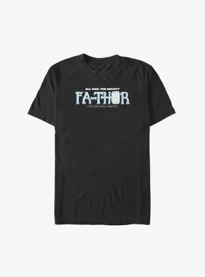Marvel Thor Mighty Fa-Thor Big & Tall T-Shirt