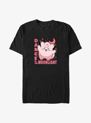 Pokemon Clefairy Dance The Moonlight Big & Tall T-Shirt