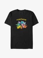 Pokemon Gotta Catch Eeveelutions Big & Tall T-Shirt