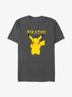 Pokemon Pikachu Red Cheeks Big & Tall T-Shirt