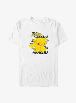 Pokemon Pikachu Cracks A Joke Big & Tall T-Shirt