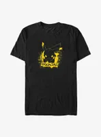 Pokemon Pikachu Graffiti Big & Tall T-Shirt