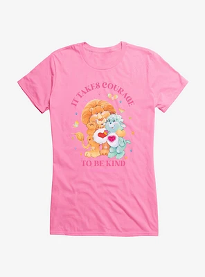 Care Bear Cousins Brave Heart Lion & Gentle Lamb Be Kind Girls T-Shirt