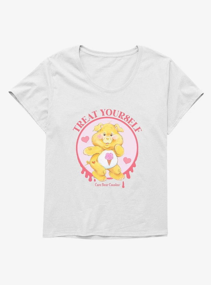 Care Bear Cousins Treat Heart Pig Yourself Girls T-Shirt Plus