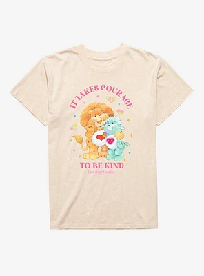 Care Bear Cousins Brave Heart Lion & Gentle Lamb Be Kind Mineral Wash T-Shirt