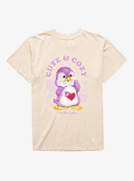 Care Bear Cousins Cozy Heart Penguin Cute & Mineral Wash T-Shirt