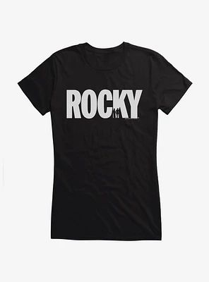 Rocky Movie Logo Girls T-Shirt