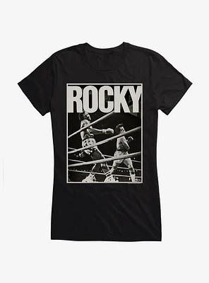 Rocky Punch To Apollo Print Girls T-Shirt