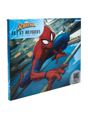 Marvel Spider-Man Art By Numbers Paint Kit