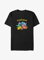 Pokemon Gotta Catch Eeveelutions Big & Tall T-Shirt