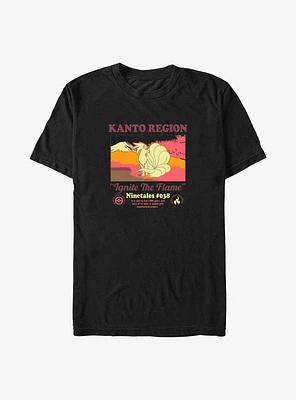 Pokemon Kanto Region Ninetales Poster Big & Tall T-Shirt