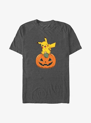 Pokemon Pikachu Pumpkin Big & Tall T-Shirt