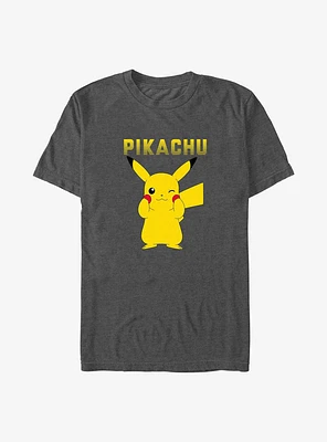 Pokemon Pikachu Red Cheeks Big & Tall T-Shirt