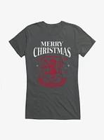 Harry Potter Merry Christmas Gryffindor Girls T-Shirt