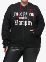 Interview With The Vampire Coffins Lace-Up Girls Hoodie Plus