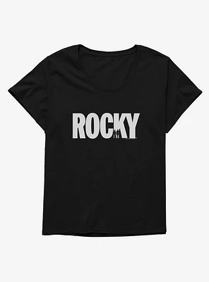 Rocky Movie Logo Girls T-Shirt Plus