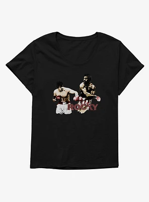Rocky Vs. Apollo Creed Fight Scene Girls T-Shirt Plus