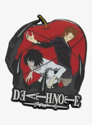 Death Note Apple Light & L Enamel Pin - BoxLunch Exclusive