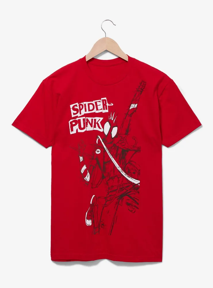 Marvel Spider-Man: Across the Spider-Verse Spider-Punk Portrait T- Shirt - BoxLunch Exclusive