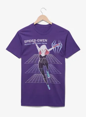 Marvel Spider-Man: Across the Spider-Verse Spider-Gwen Tech Grids T-Shirt - BoxLunch Exclusive