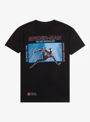 Marvel Spider-Man: Across the Spider-Verse Miles Morales Panel T-Shirt - BoxLunch Exclusive