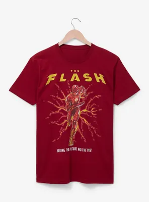 DC Comics The Flash Lightning Portrait T-Shirt - BoxLunch Exclusive