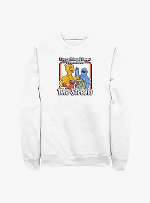 Sesame Street Everything I Know Learned On The Streets Sweatshirt