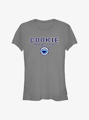 Sesame Street Cookie Monster Badge Girls T-Shirt