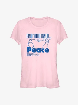 Sesame Street Cookie Monster Find Your Inner Peace Girls T-Shirt