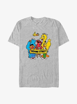 Sesame Street Banner Group T-Shirt