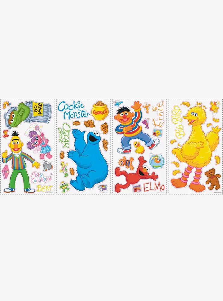 Sesame Street Peel & Stick Wall Decals