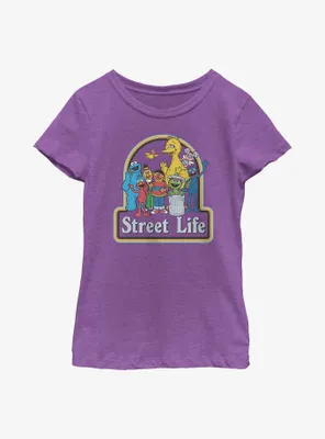 Sesame Street Friends For Life Youth Girls T-Shirt
