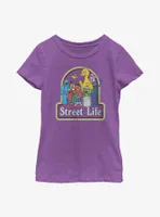 Sesame Street Friends For Life Youth Girls T-Shirt