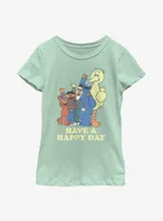 Sesame Street Have A Happy Day Youth Girls T-Shirt