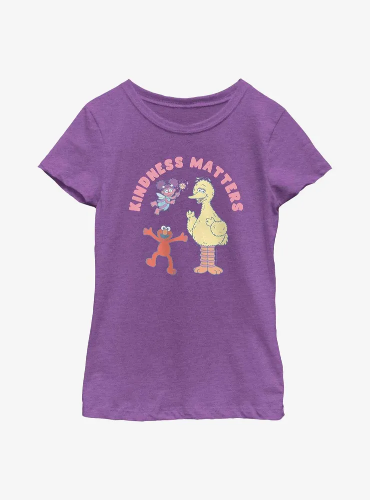 Sesame Street Kindness Matters Youth Girls T-Shirt