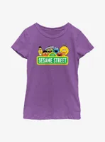 Sesame Street Logo Youth Girls T-Shirt