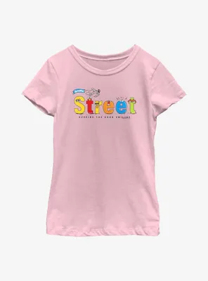 Sesame Street Making The Streets Youth Girls T-Shirt