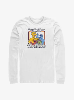 Sesame Street Everything I Know Learned On The Streets Long-Sleeve T-Shirt