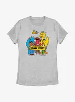 Sesame Street Banner Group Womens T-Shirt