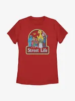 Sesame Street Friends For Life Womens T-Shirt