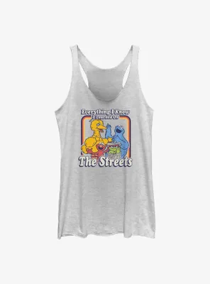 Sesame Street Everything I Know Learned On The Streets Womens Tank Top