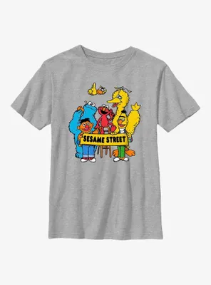 Sesame Street Banner Group Youth T-Shirt