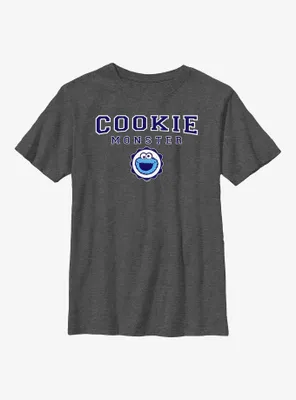 Sesame Street Cookie Monster Badge Youth T-Shirt