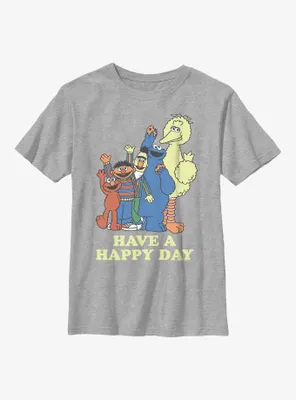 Sesame Street Have A Happy Day Youth T-Shirt