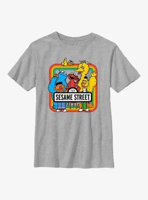 Sesame Street Rainbow Box Youth T-Shirt