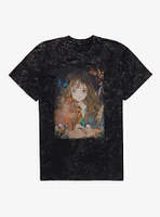 Harry Potter Anime Neo-Classical Hermione Mineral Wash T-Shirt