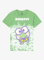 Keroppi Chibi Tie-Dye Boyfriend Fit Girls T-Shirt
