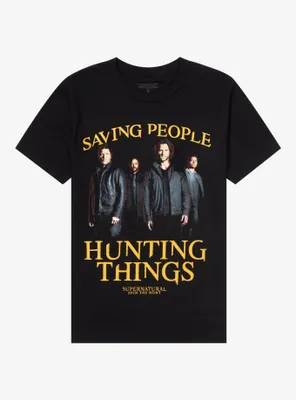 Supernatural Saving People Boyfriend Fit Girls T-Shirt